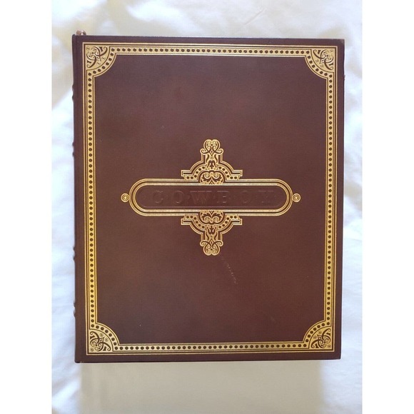 OVERSIZED Leather COWBOY Russell Martin Award Winning Easton Press Franklin - Picture 1 of 14